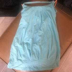 Blue lululemon tank with attached bra